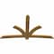 Ekena Millwork Davenport Rough Sawn Timber Gable Bracket, Western Red Cedar, 96"W x 56"H x 2"D x 6"F, 14/12 Pitch GBW096X56X0206DAV00RWR - alternate 2